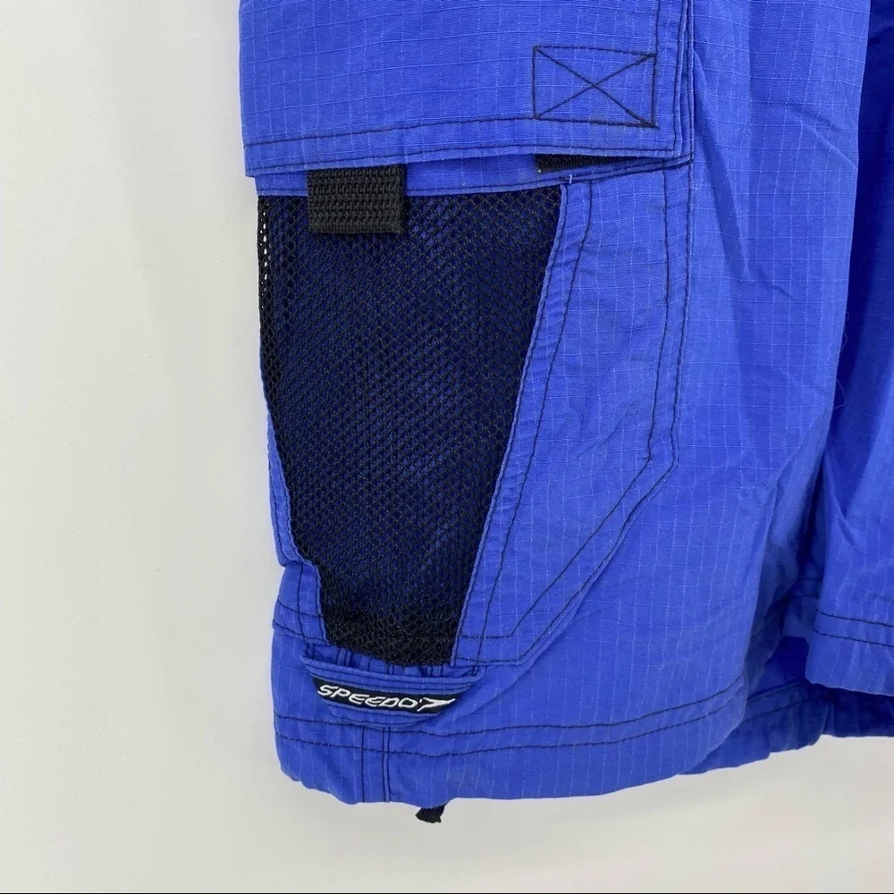 Speedo Sz Large Blue Swim‎ Shorts